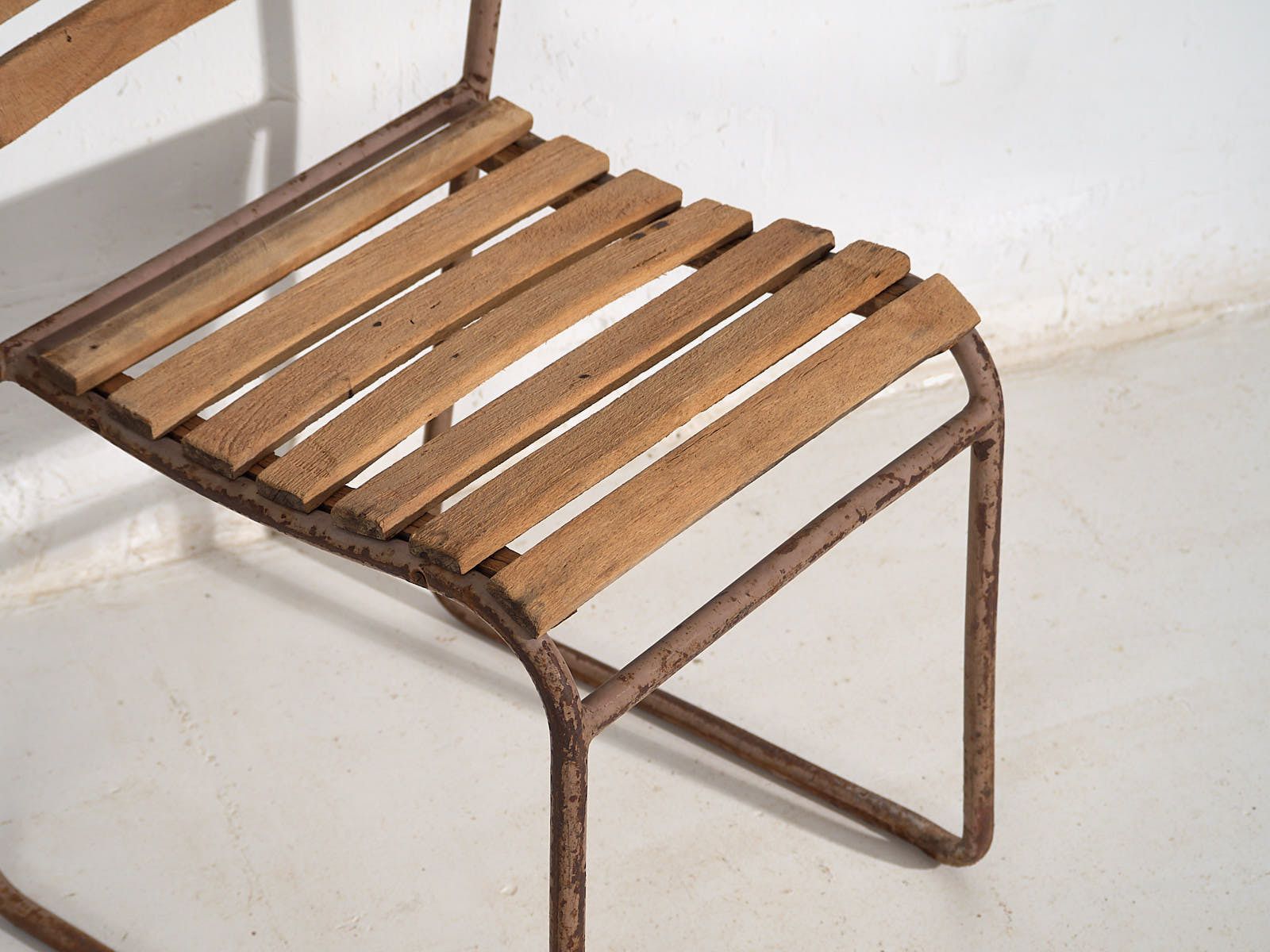 photo for sale Antique Garden Chairs (C.1920). Set Of 4 Pieces #1
