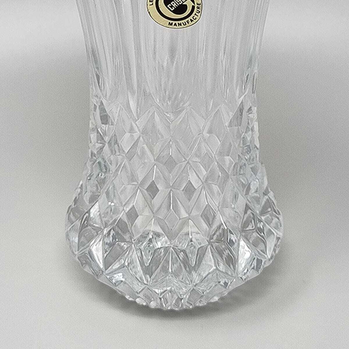 1960s Gorgeous Cut Crystal Cocktail Shaker Decorated With Red Corals. Made In Italy photo buy