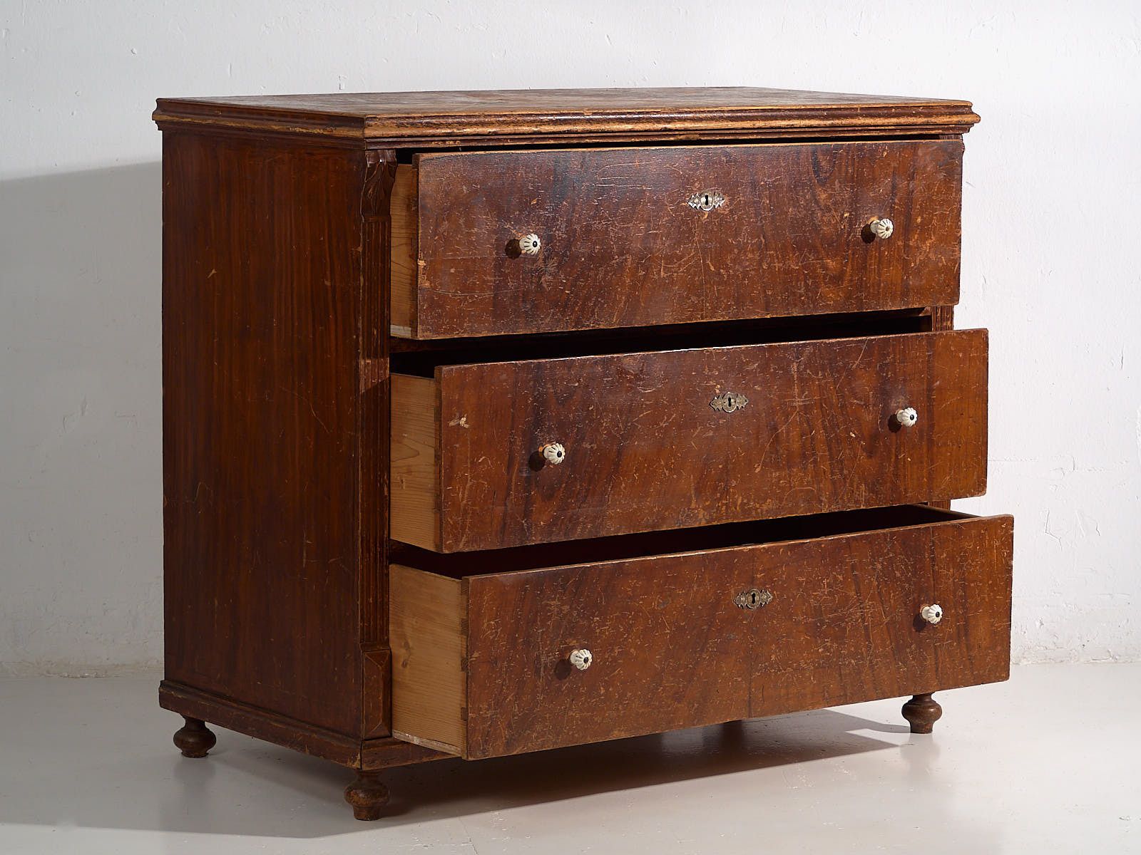 Large Antique Chest Of Drawers (C.1920) #25 photo 1661.0