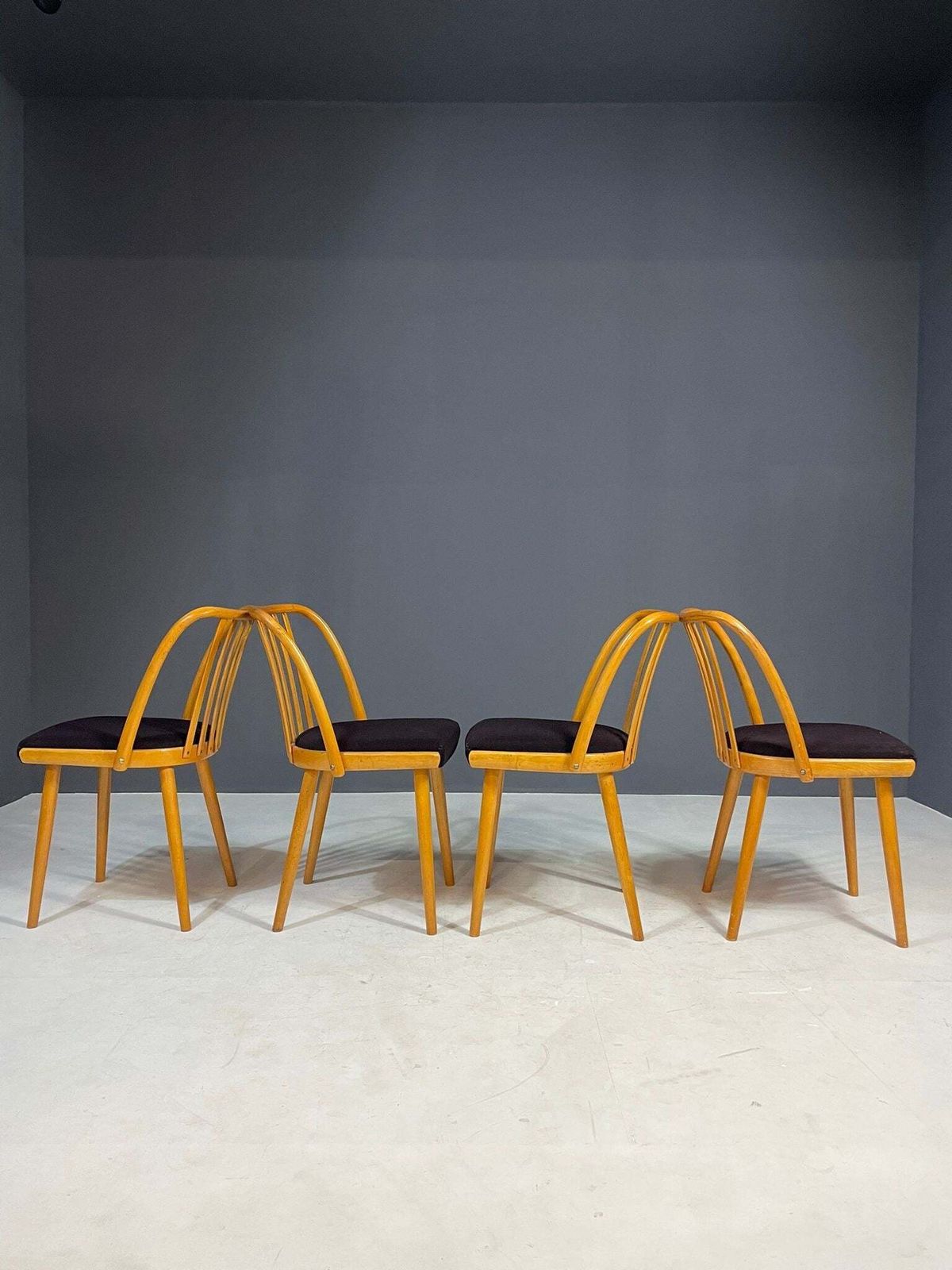 Set Of Dining Chairs By Antonín šuman, Czechoslovakia, 1970s photo vintage