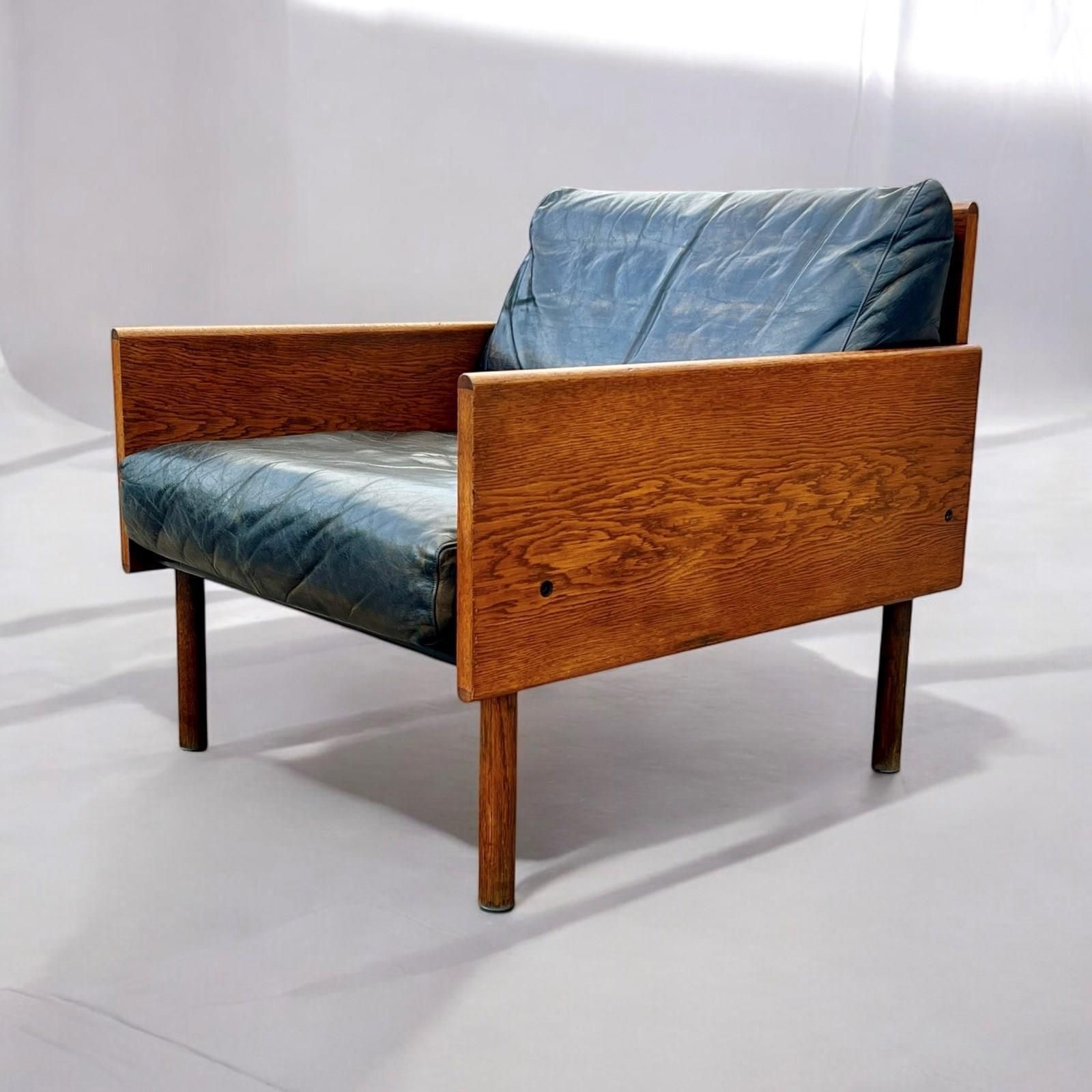 'Ateljee' Leather And Ash Sofa And Armchair By Yrjö Kukkapuro For Haimi Finland photo vintage