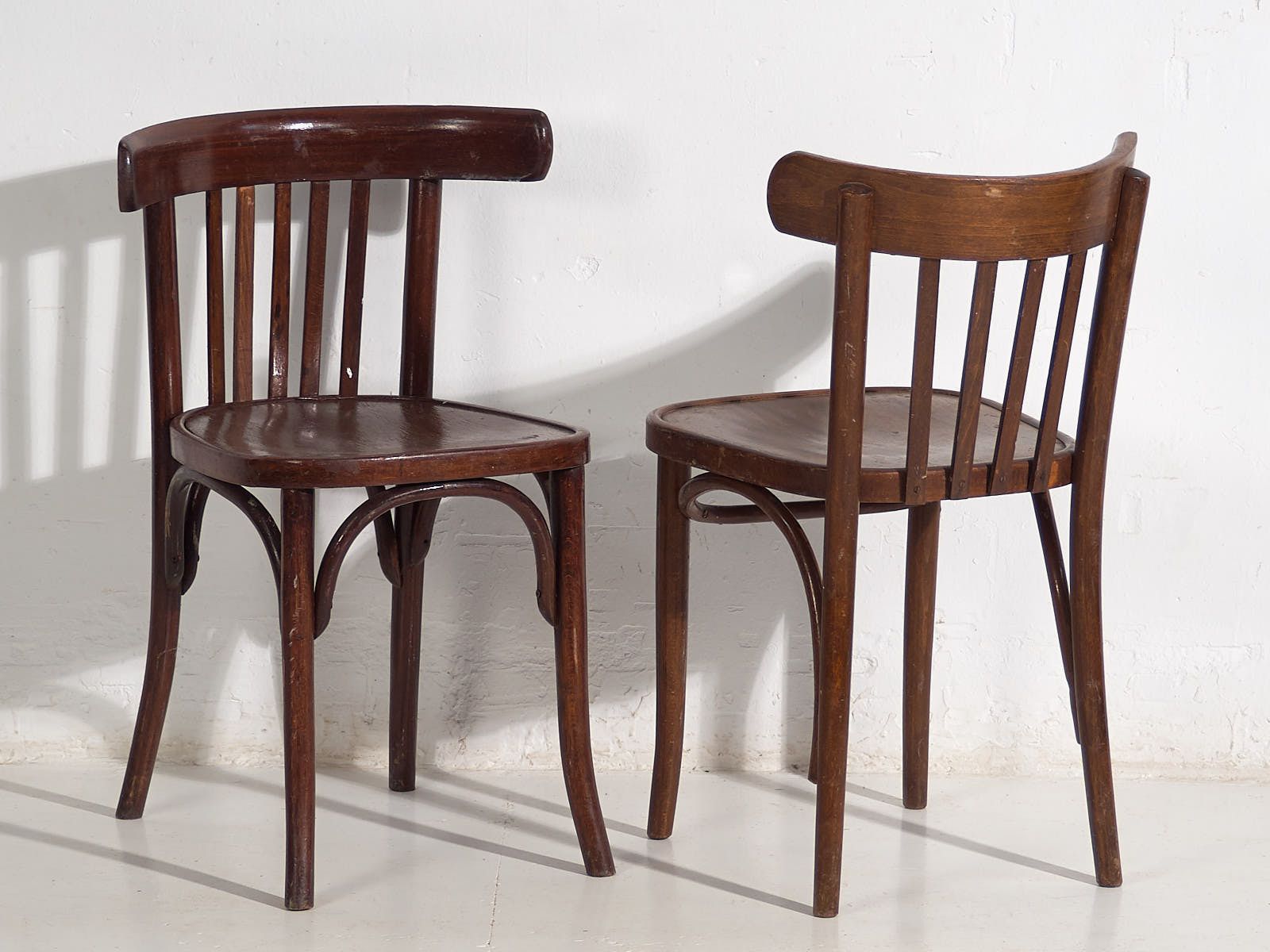 photo furniture Antique Bistro Chairs (C.1920). Set Of 6 Pieces #1