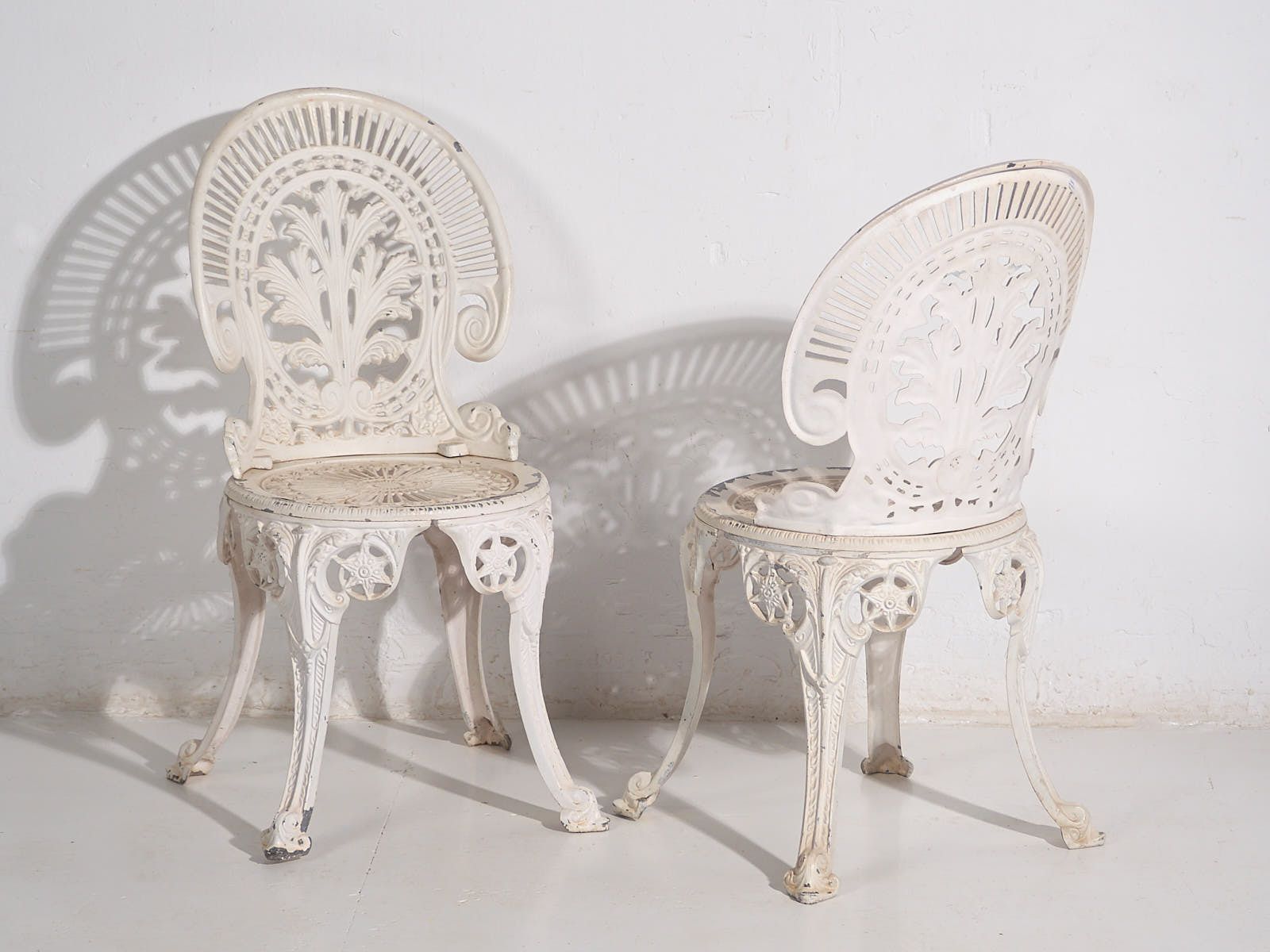 Art Nouveau Garden Table And Chairs Set (C.1950). Set Of 5 Pieces photo buy