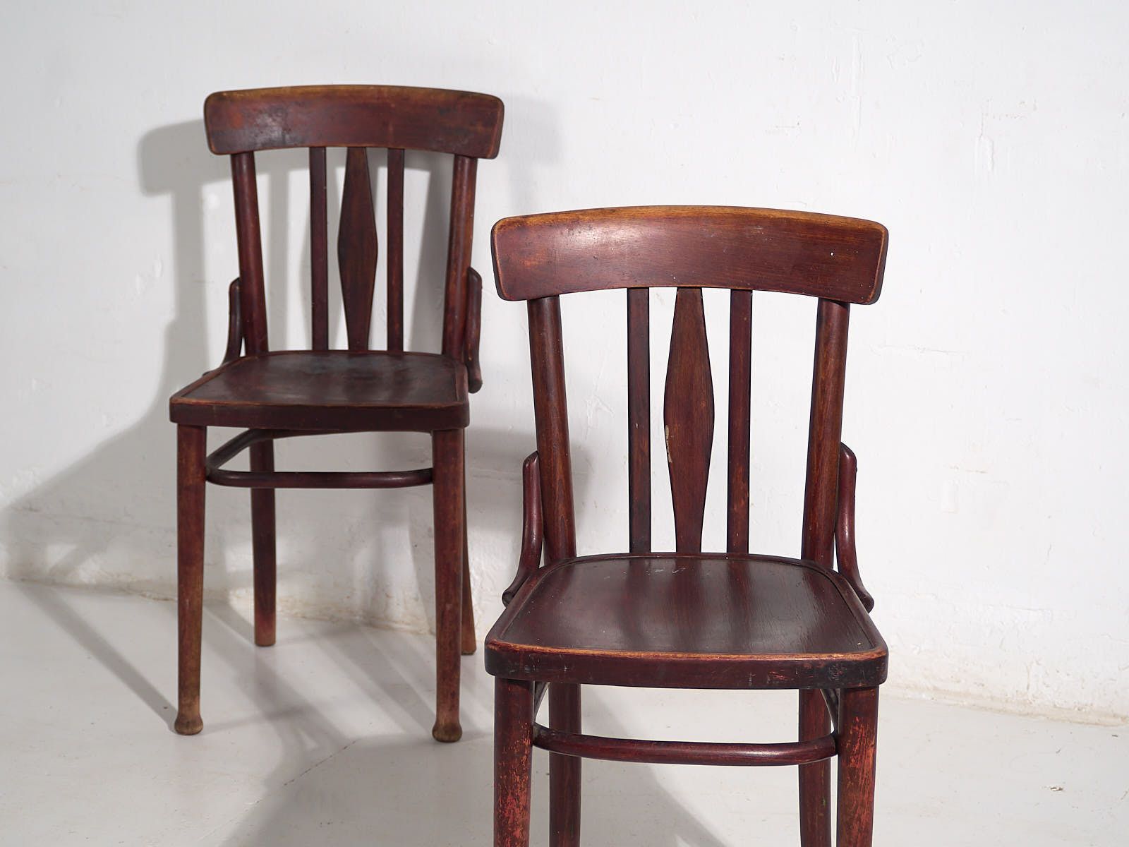 Antique Thonet Chairs (C.1920). Set Of 2 Pieces #1 photo 548.0