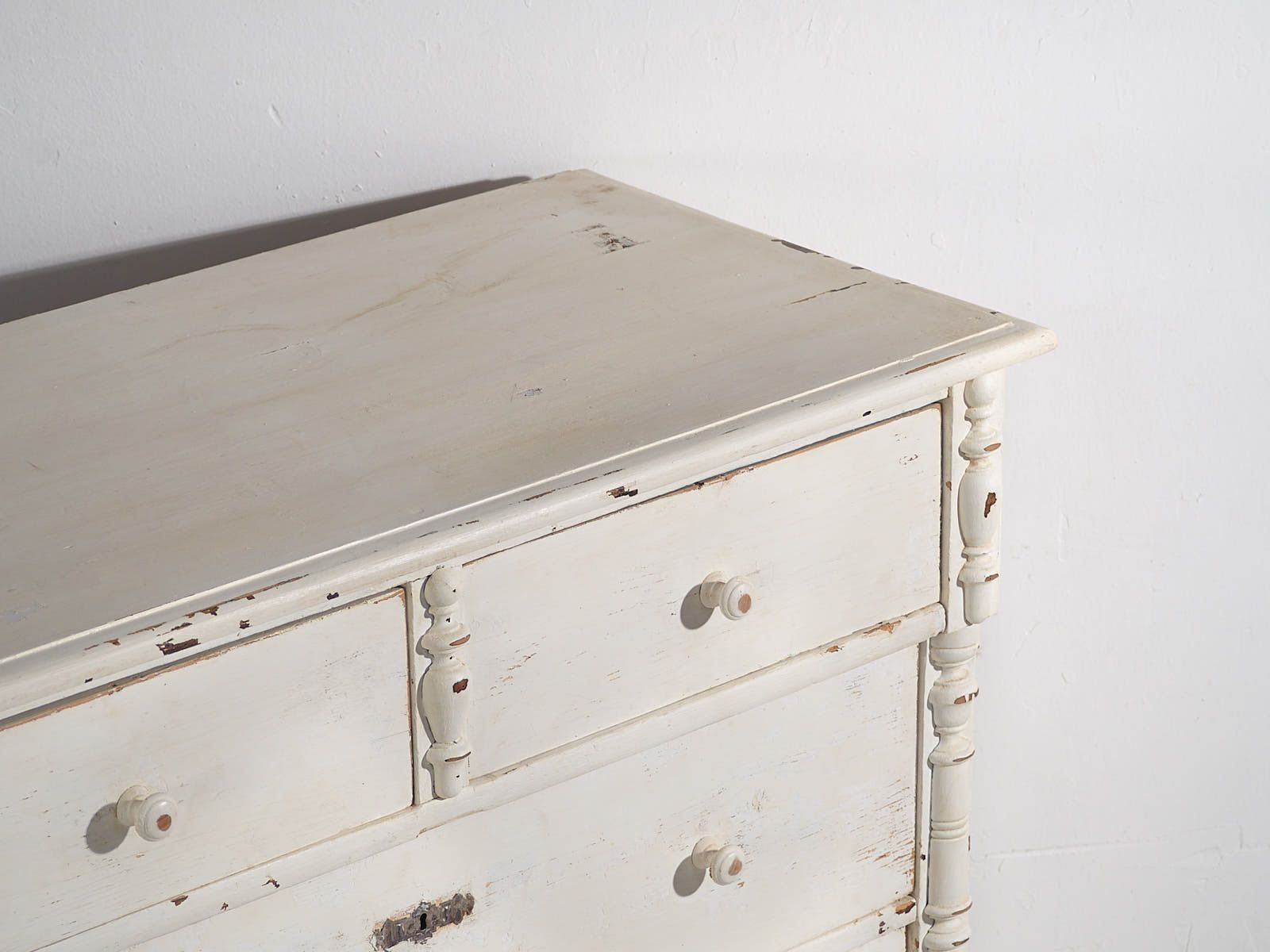 Antique White Chest Of Drawers (C.1920) #47 photo furniture