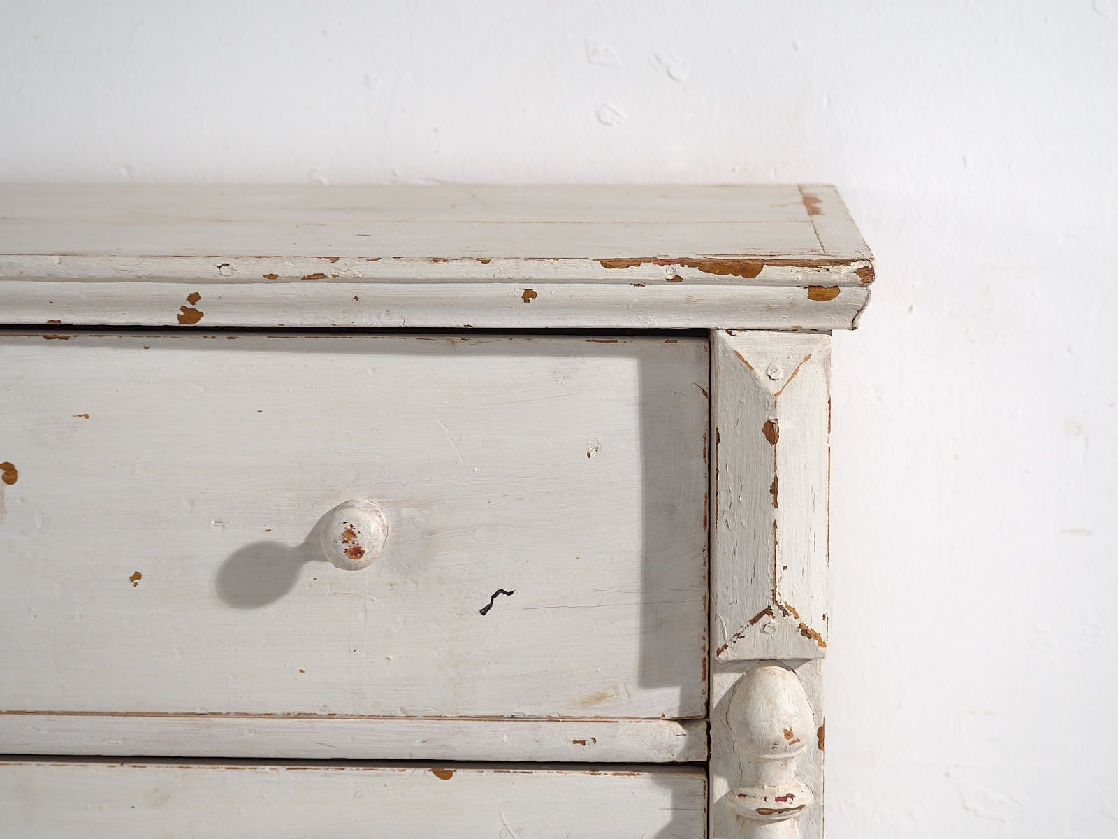 Antique White Chest Of Drawers (C.1920) #48 photo vintage
