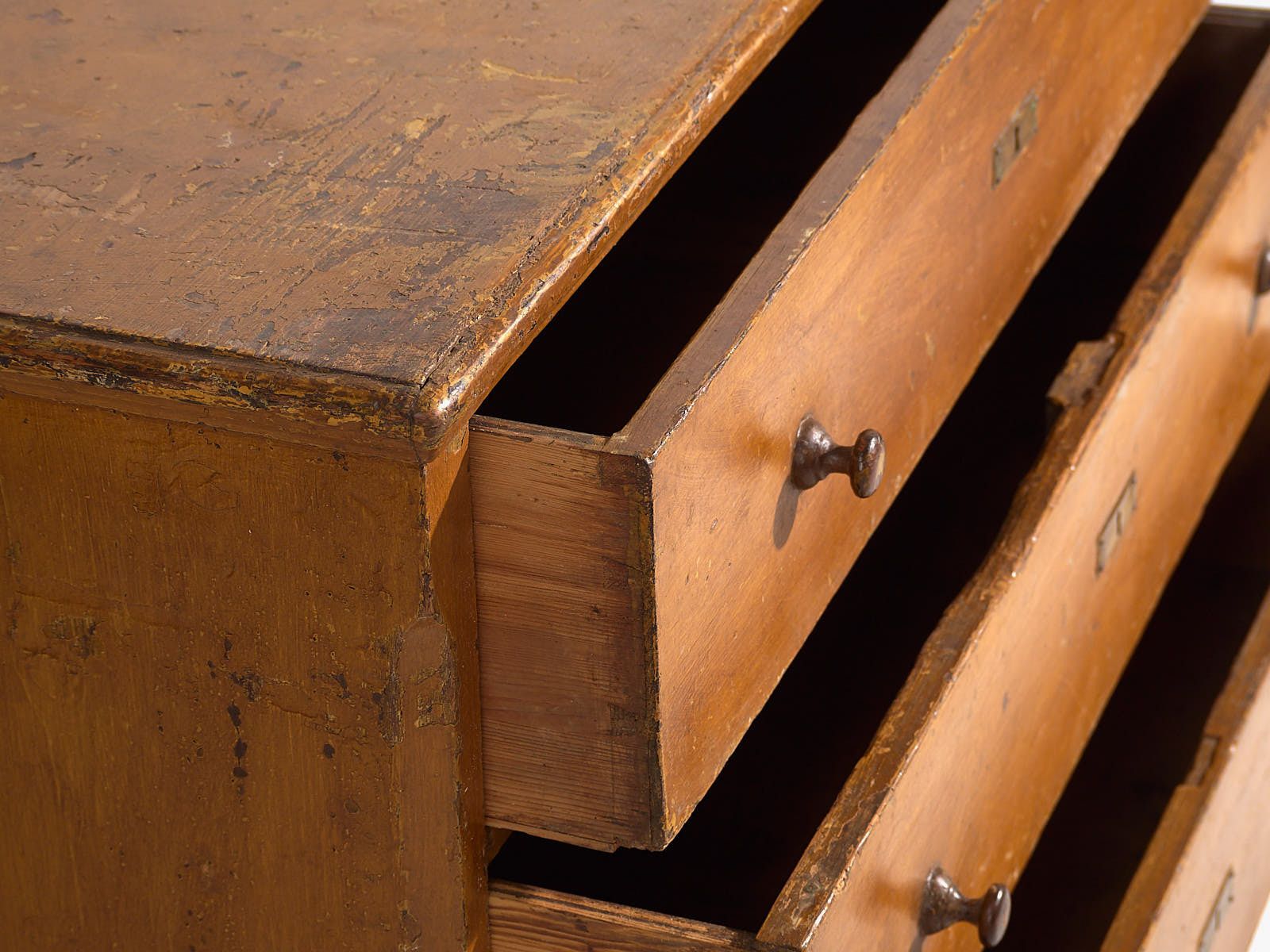 Antique Three Drawer Chest (C.1920) #14 photo 1951.0