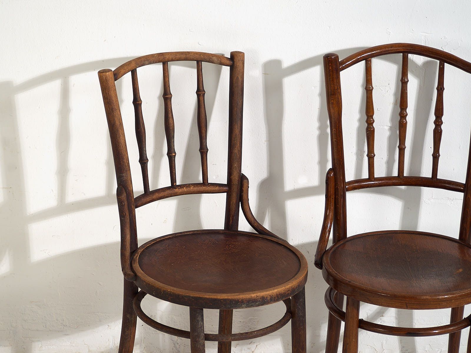 Antique Parisian Cafe Style Chairs (C.1920). Set Of 6 Pieces #3 photo buy