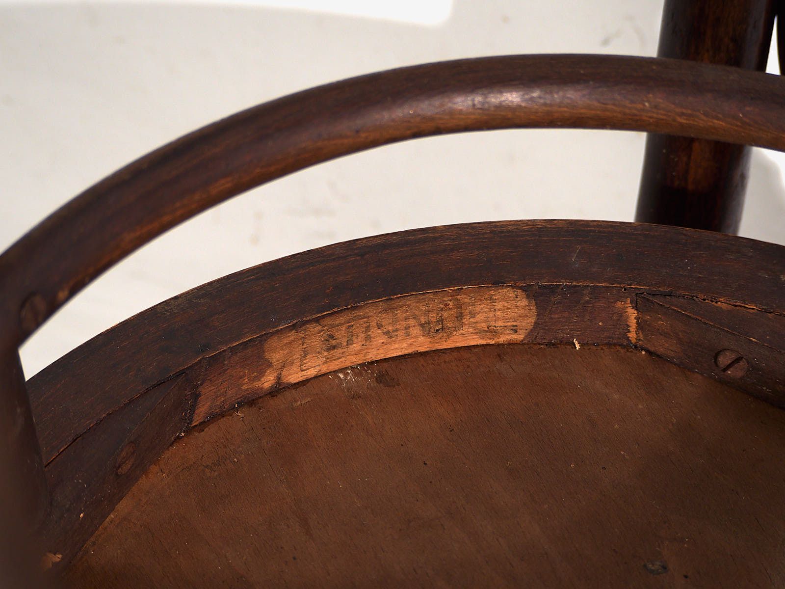 Thonet Mundus Antique Bentwood Chairs (C.1920). Set Of 4 Pieces #3 photo vintage