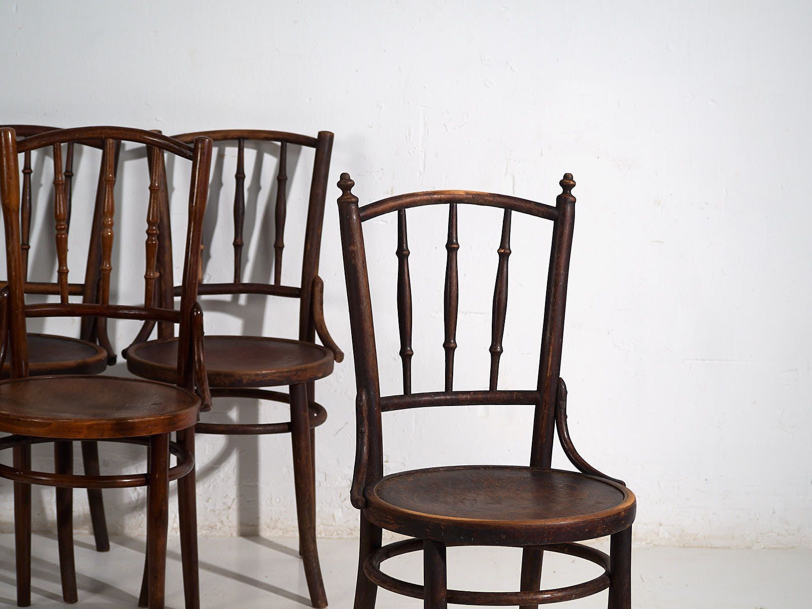 Antique Viennese Style Chairs (C.1920). Set Of 4 Pieces #4 photo furniture