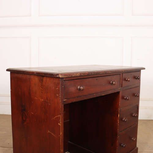 English Mahogany Child's Desk, 1800s photo for sale