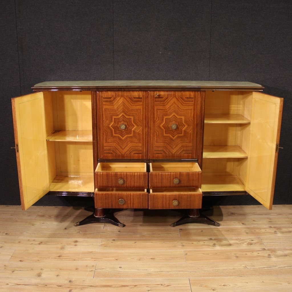 photo furniture Italian Design Bar Cabinet By Fratelli Rigamonti Desio, Milan, 1940s