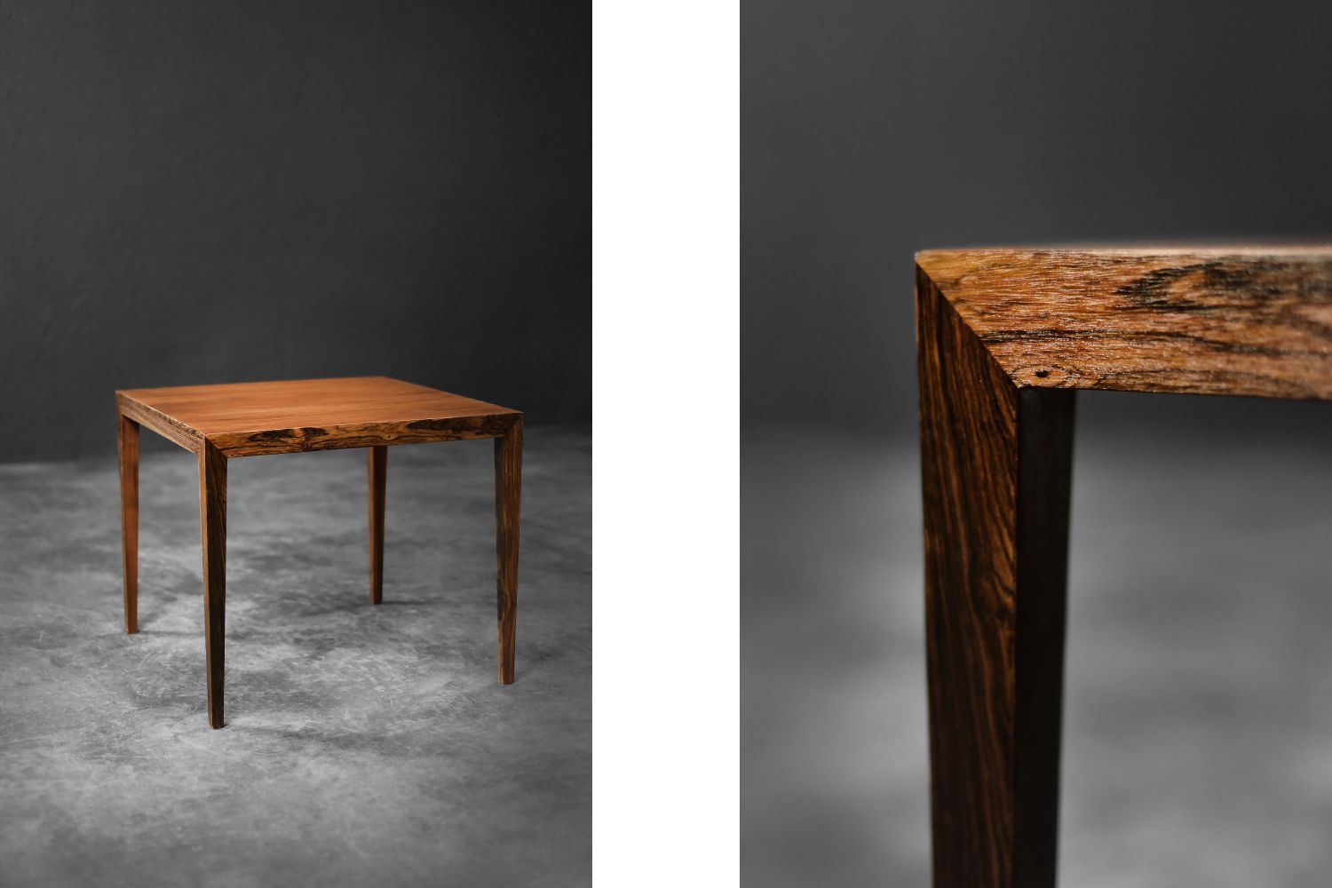 photo for sale Mid Century Scandinavian Rosewood Coffee Table By Severin Hansen For Haslev Møbelfabrik, 1960s