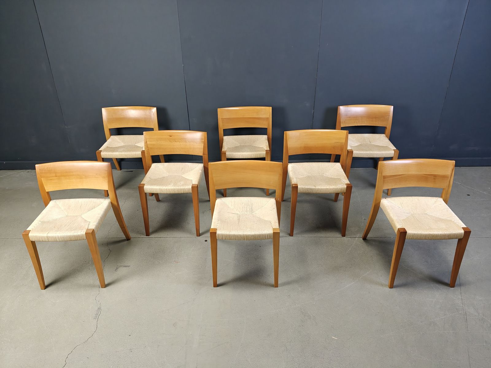Ticino Dining Chairsby Bruno Reichlin For Molteni, 1990s photo 2500.0