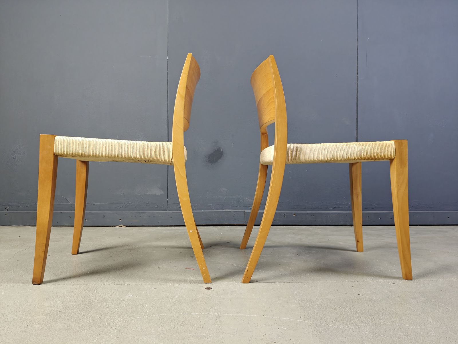 Ticino Dining Chairsby Bruno Reichlin For Molteni, 1990s photo vinterior