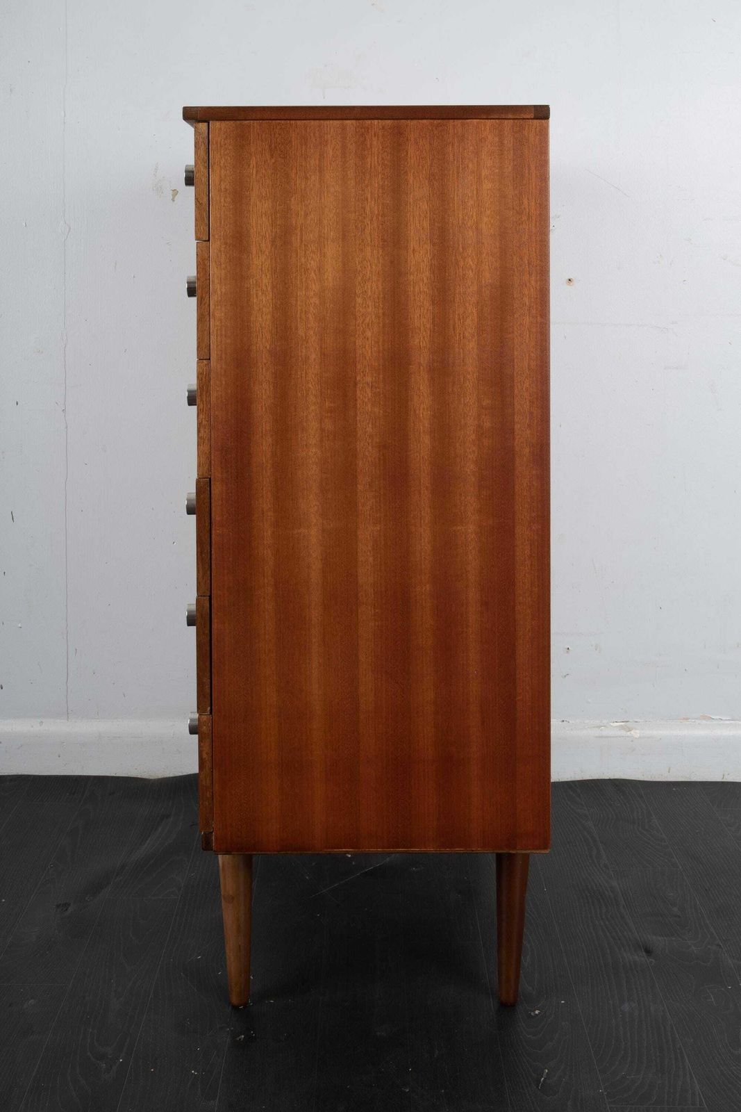 photo furniture 1960s Midcentury Teak Chest Of Drawers Made By Schreiber Bedside Cabinet On Legs