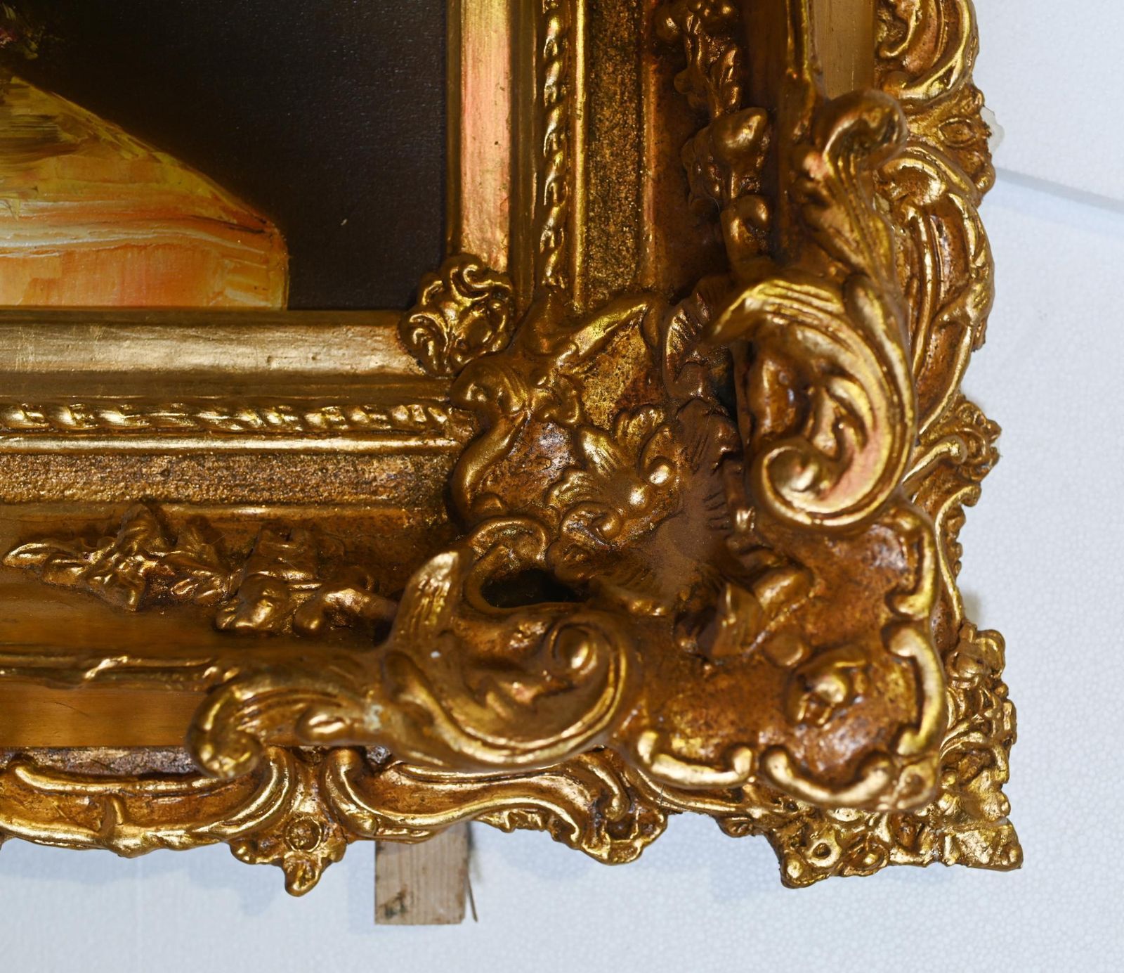 Large Floral Oil Painting Victorian Revival 6 Ft 180 Cm photo furniture
