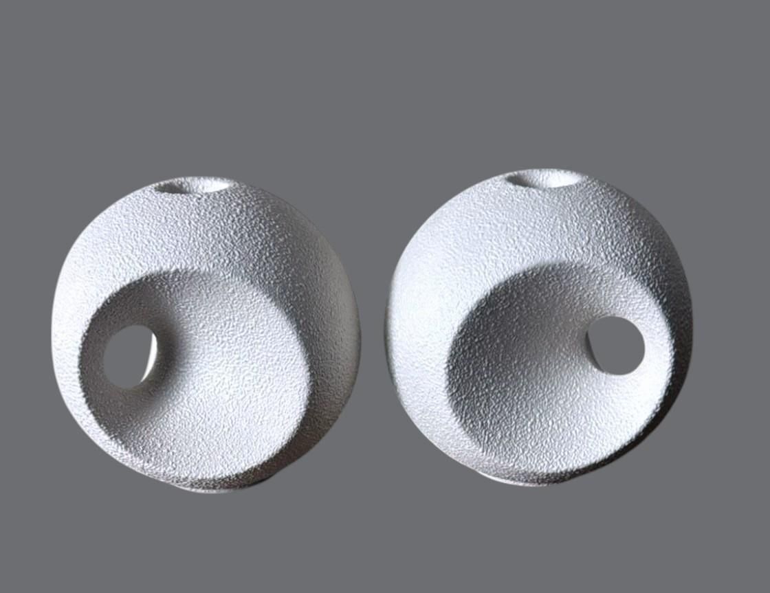 Bertoncello  Pair Of White Glazed Ceramic Candlesticks Design By Roberto Rigon photo furniture