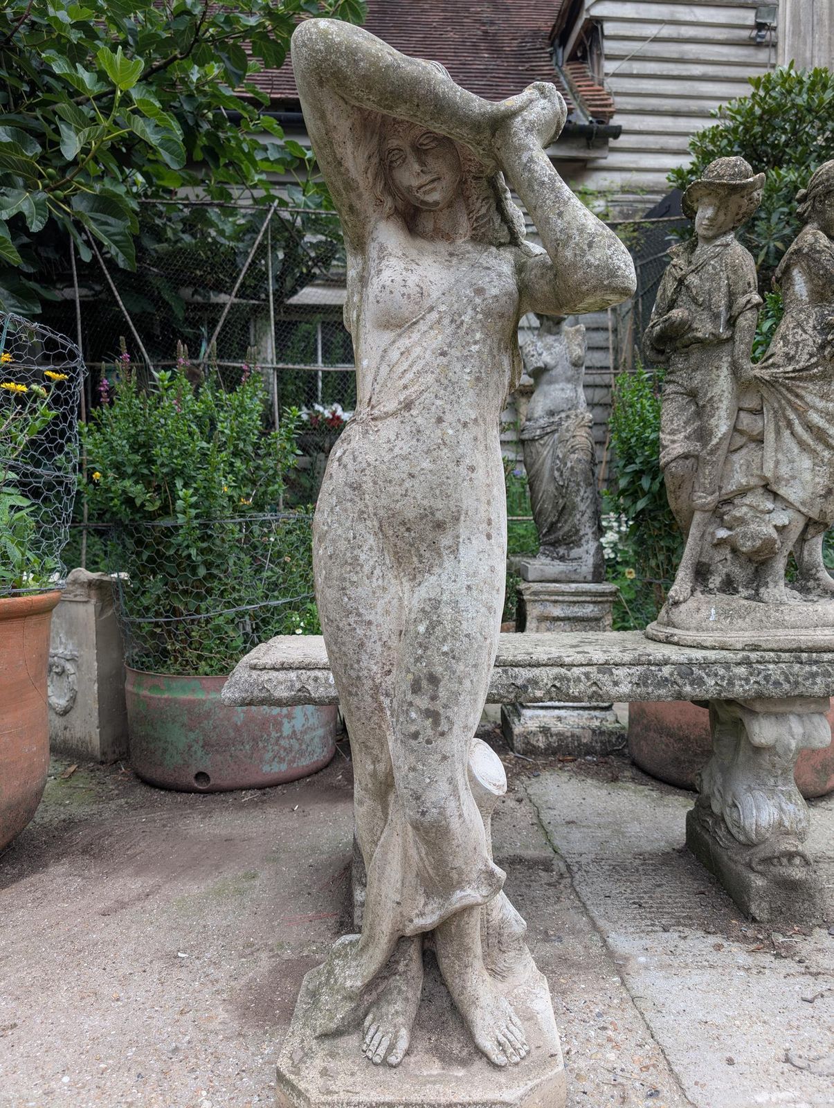 20th Century Statue Of Lady, 1960s