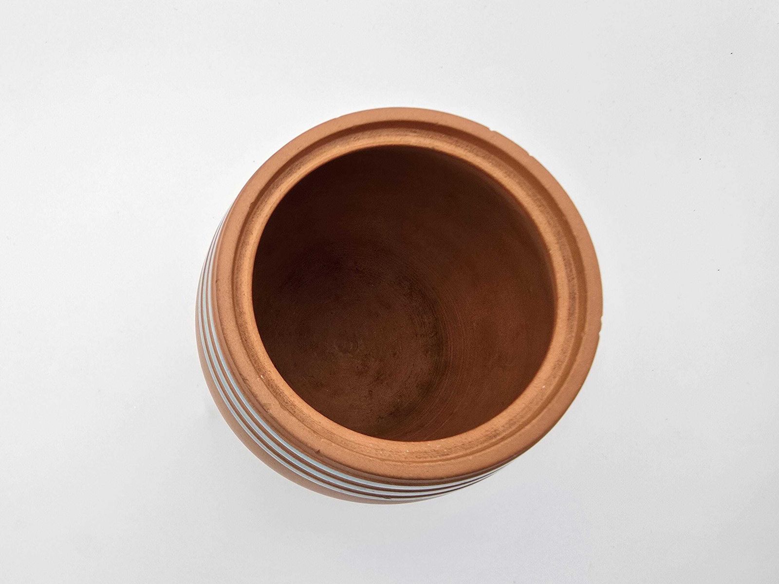 Antique Torquay Terracotta Company (Ttc) Tobacco Jar   Barrel Shaped With Blue Celeste Enamel   Torquayware Made In Devon photo vinterior