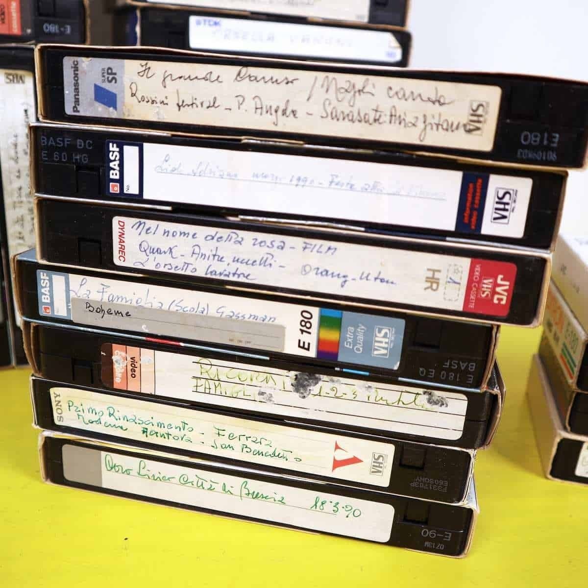 Lot Of 54 Recorded Vhs Tapes Of Opera And Concert Music photo vintage