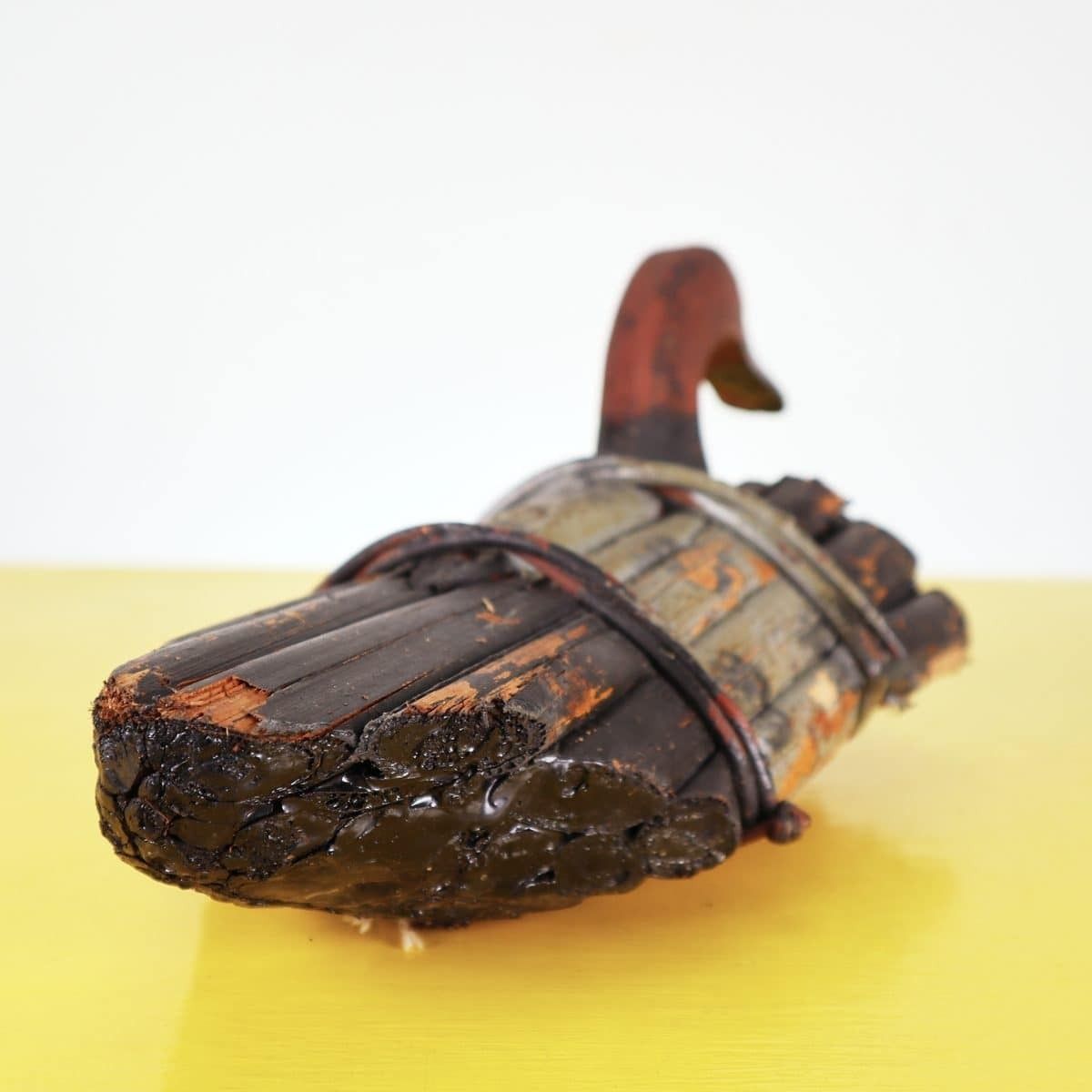 Vintage Hunting Duck Call Made Of Cane And Wood photo Home Decor