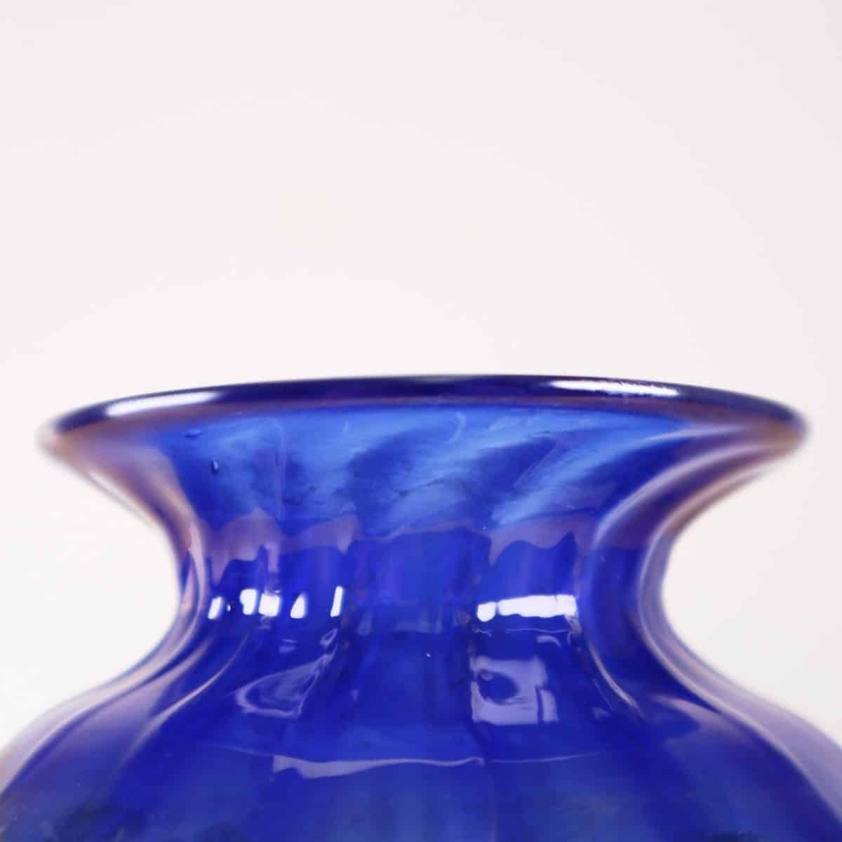 Iridescent Glass Vase By Master Glassmaker Paolo Rossi photo Home Decor