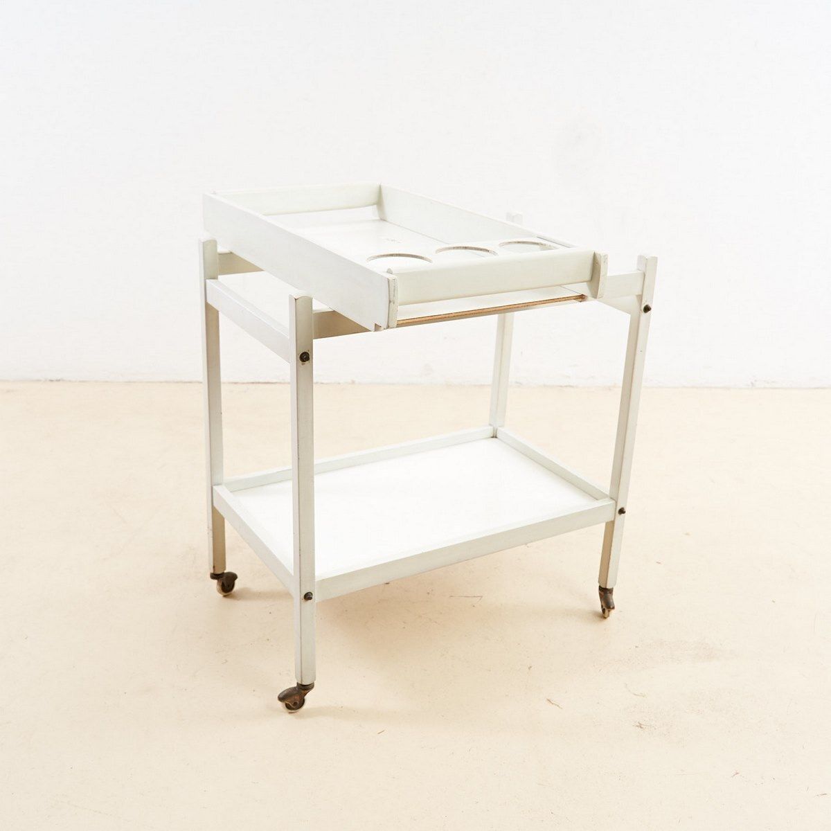 Vintage Wooden Food Trolley, 1960s photo for sale
