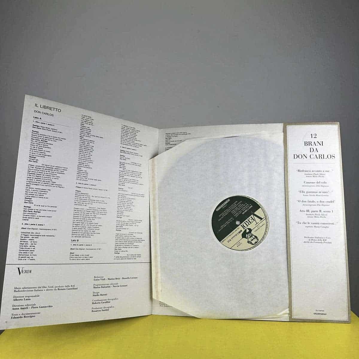 Giuseppe Verdi Vinyl Collection, Fabbri Group, Rai Editions, 28 Pieces photo furniture
