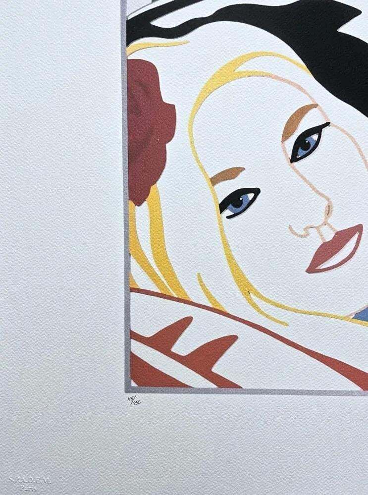 1990s After Tom Wesselmann "Blonde Girl" Pop Art Serigraph photo for sale