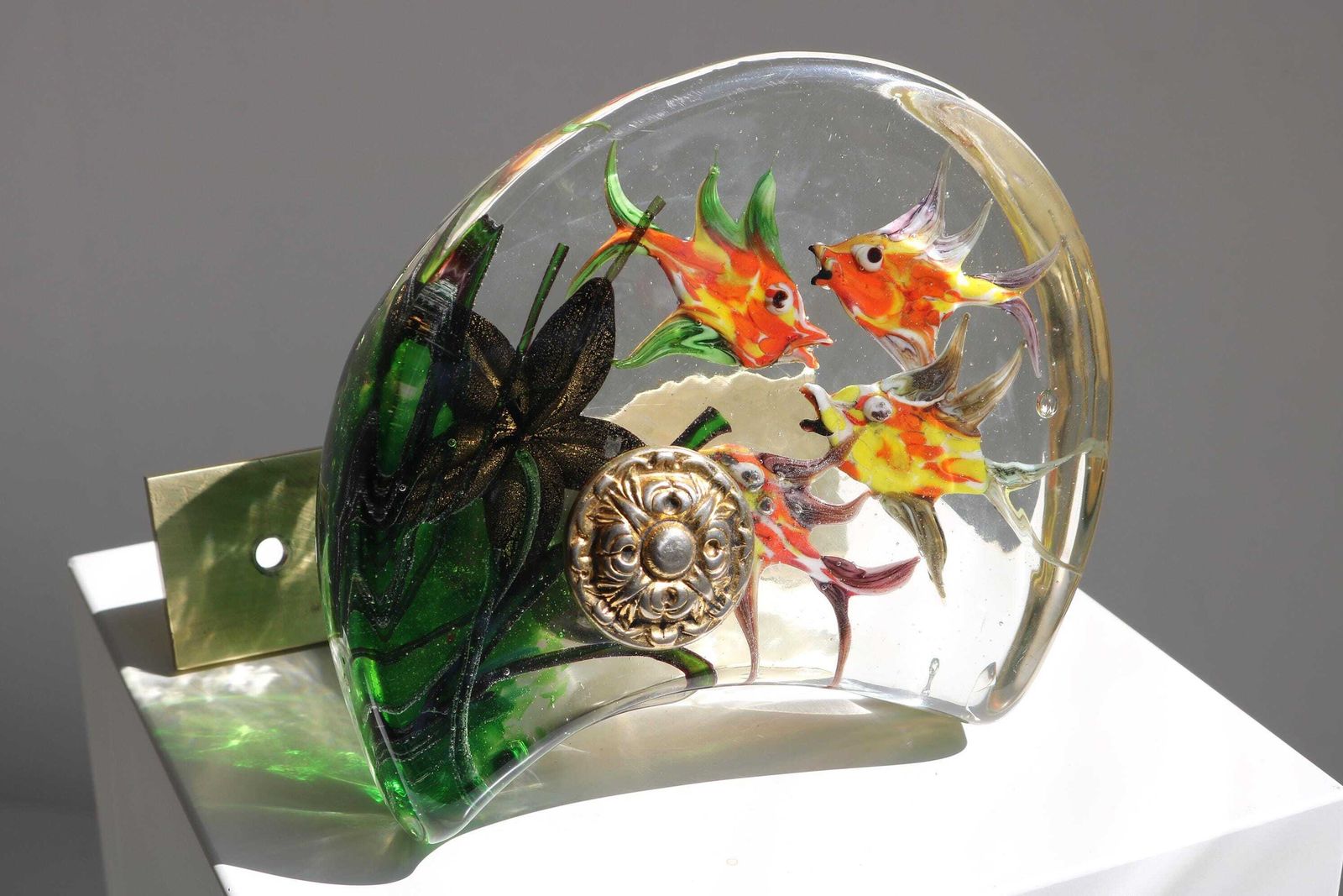 Mid Century Murano Glass Door Handle By Alfredo Barbini For Cenedese – Italian Art Glass 1950  1970s photo Home Fixtures
