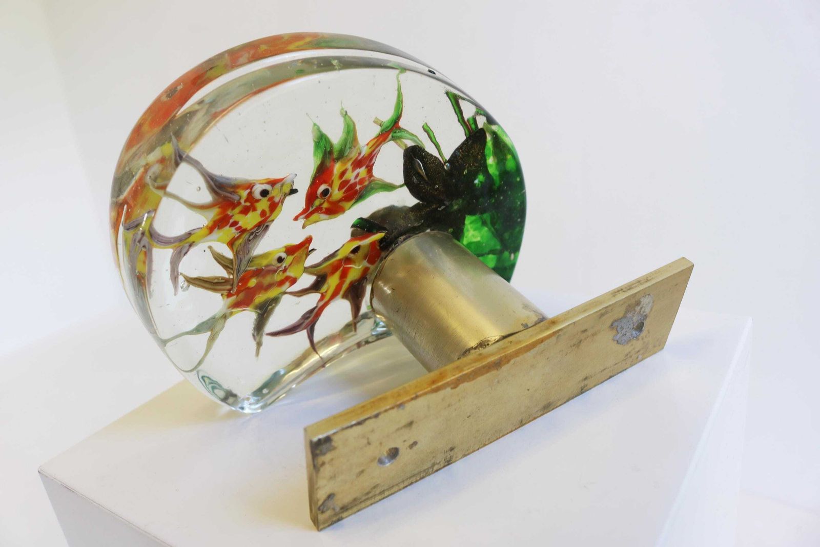 photo furniture Mid Century Murano Glass Door Handle By Alfredo Barbini For Cenedese – Italian Art Glass 1950  1970s