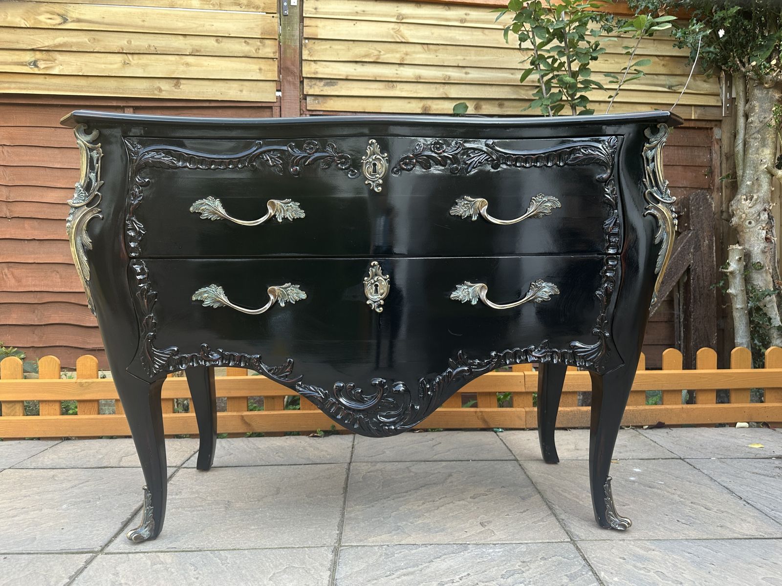 Stunning And So To Bed Floral Louis XV Chest Of Drawers – Great Condition   Rrp £2,500 photo furniture