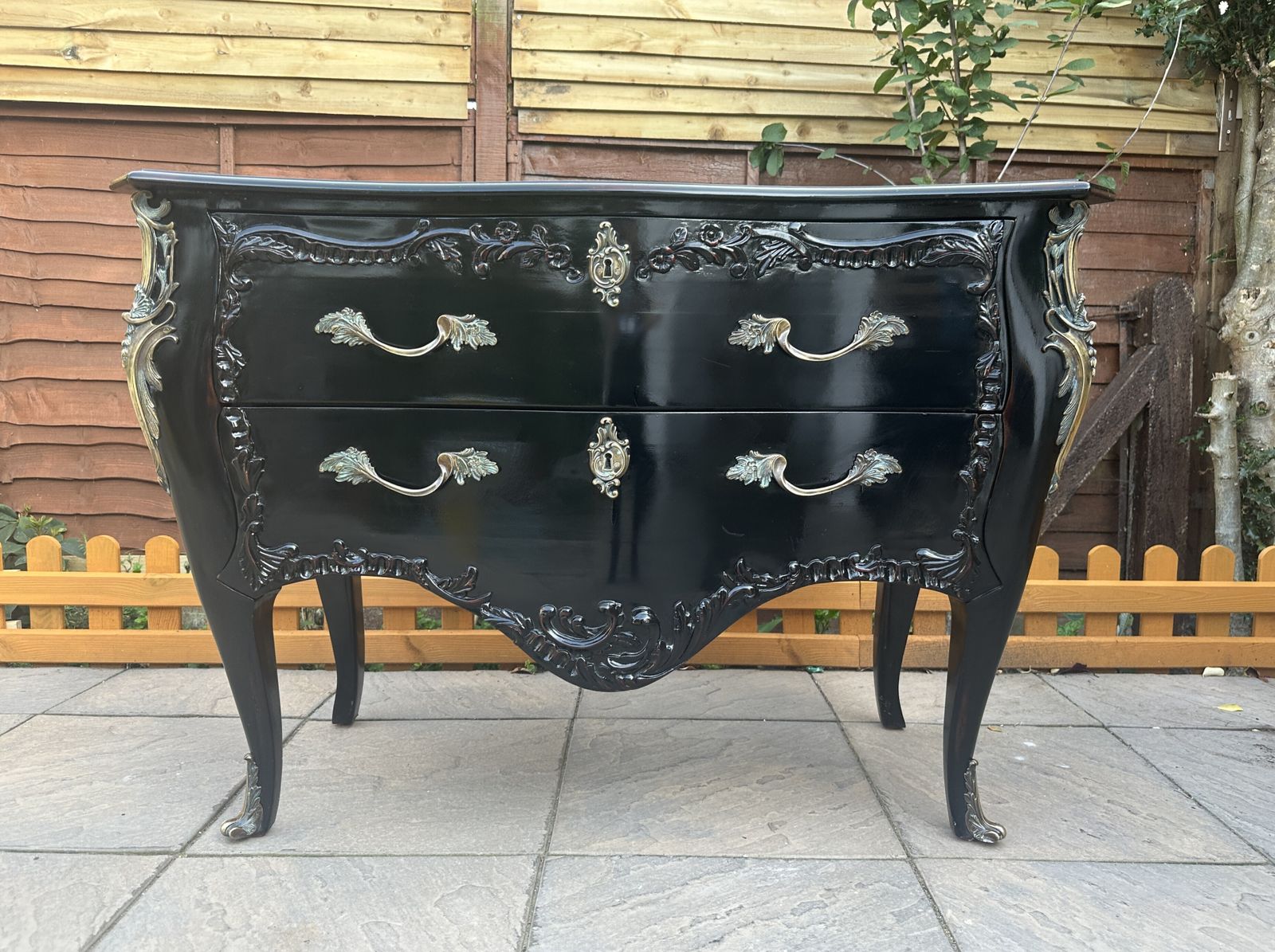 Stunning And So To Bed Floral Louis XV Chest Of Drawers – Great Condition   Rrp £2,500 photo for sale