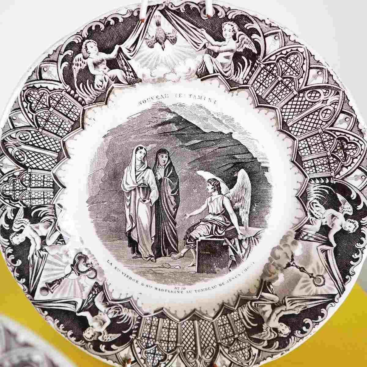 Montereau Porcelain Ornamental Plates 5 Pieces photo Home Decor