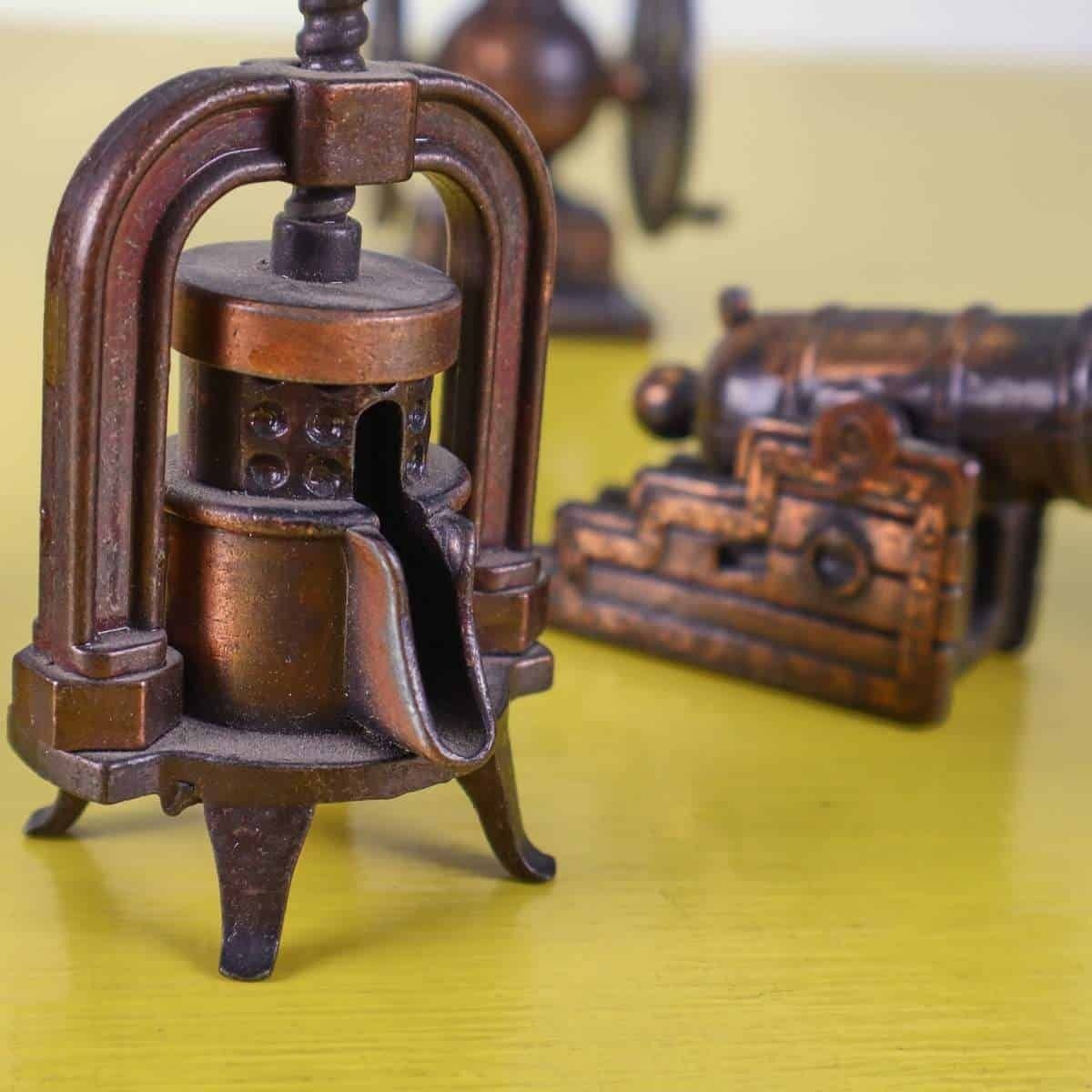 5 Piece Collectible Metal Pencil Sharpeners photo buy