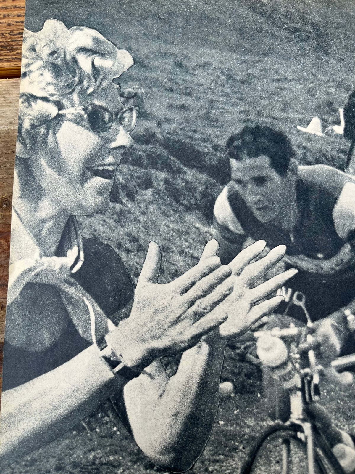 Vintage Cycling Tour De France Print Col D’aubisque 1960 photo Art