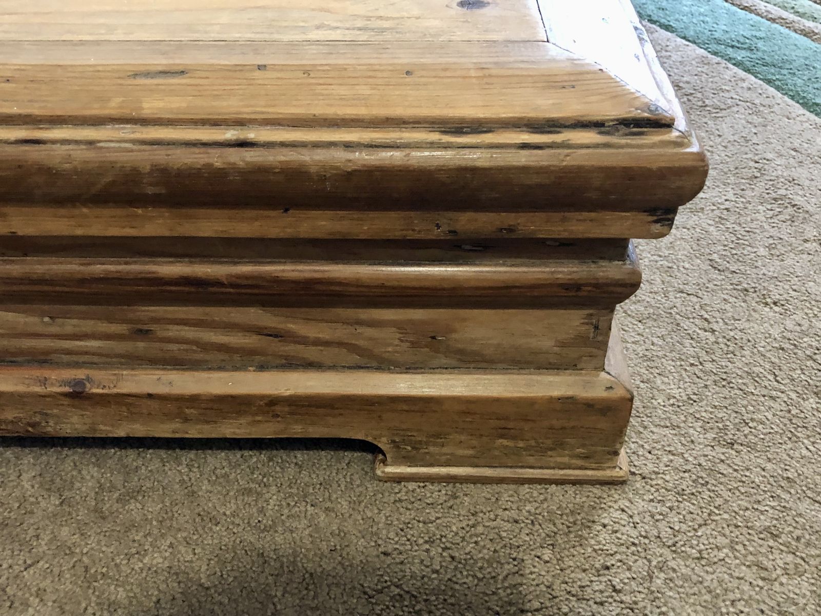 129.0 Handsome Heavy Pine Box photo