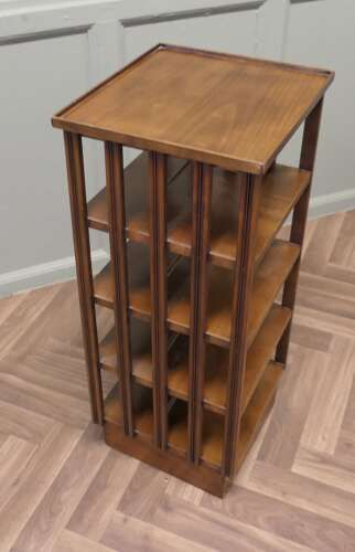A Petite French 4 Shelf Revolving Bookcase photo 960.0