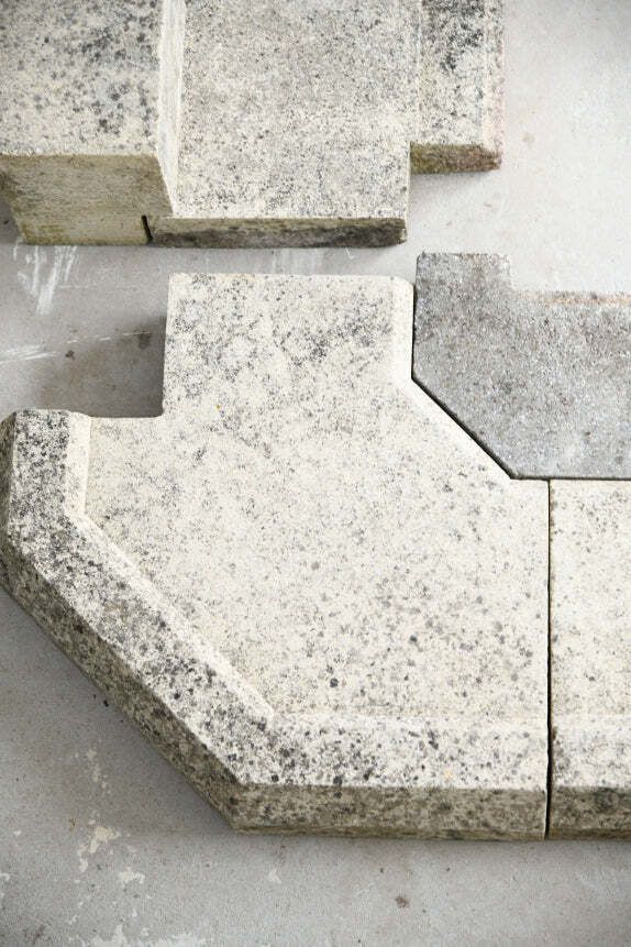Bolection Style Limestone Fireplace photo Home Fixtures