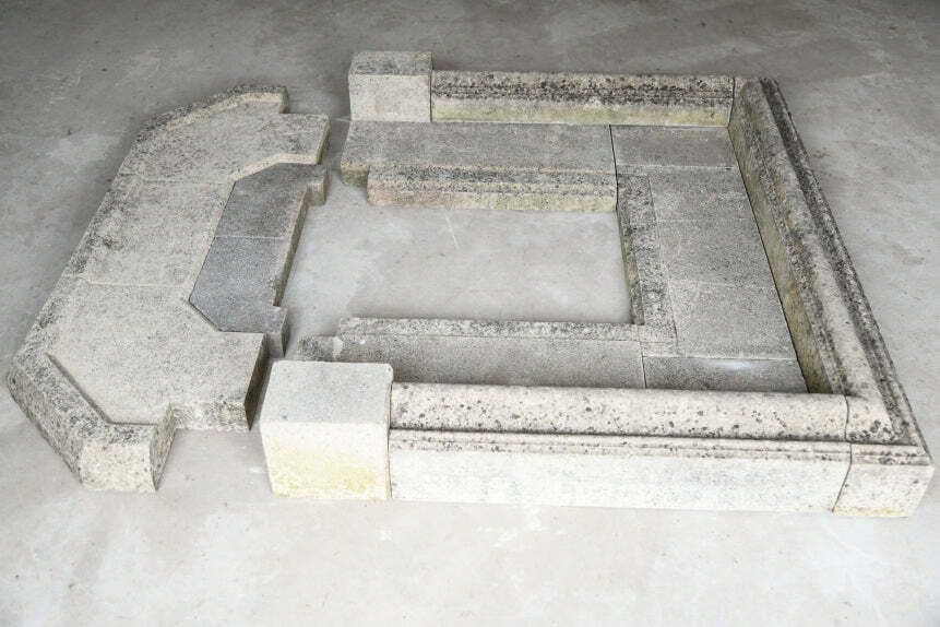 Home Fixtures Bolection Style Limestone Fireplace photo