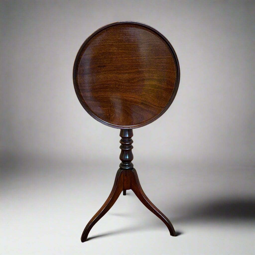 18th Century Mahogany Tripod Table photo for sale