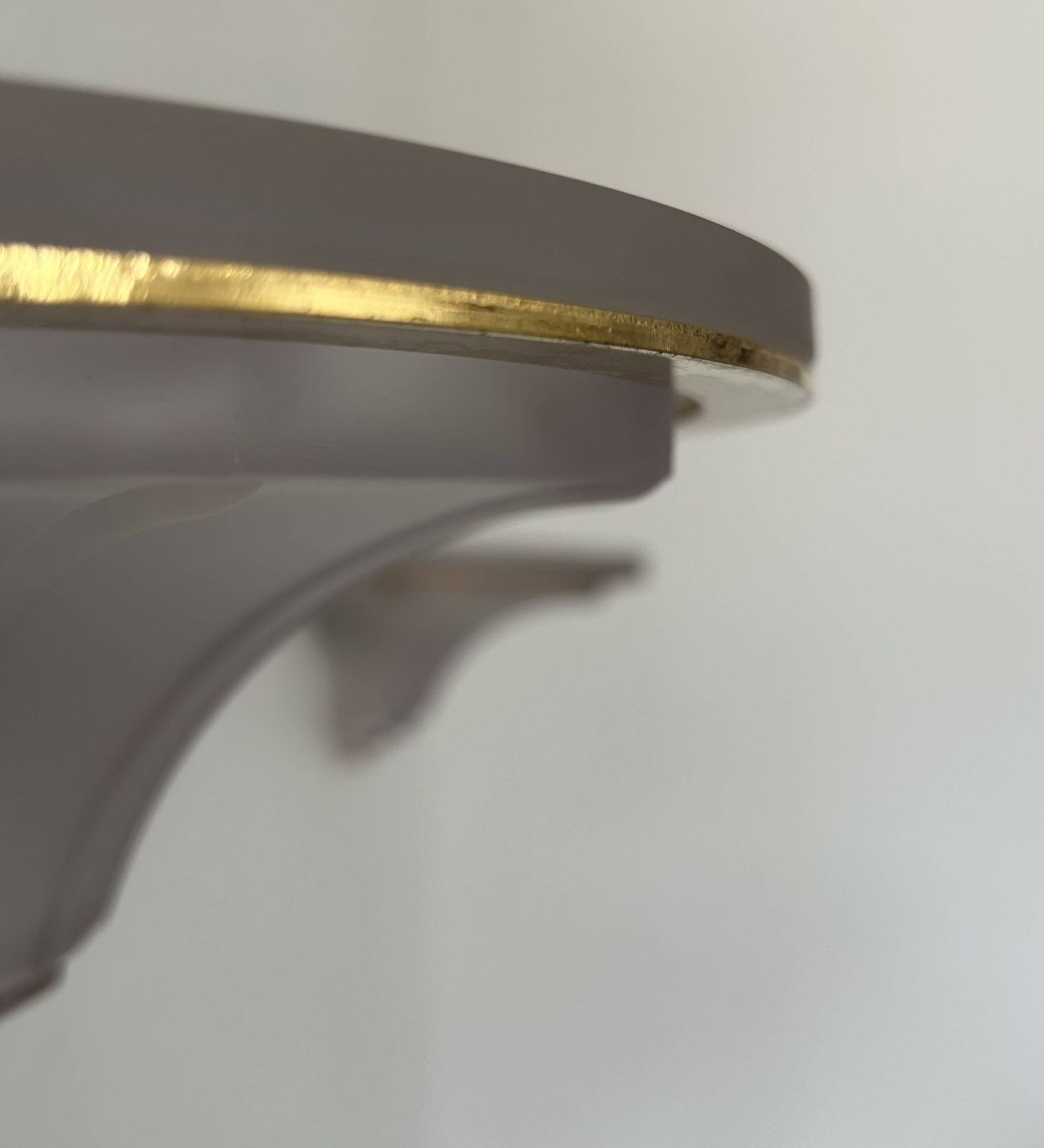 Pair Of Glass And Brass Wall Lights, France, 1960 photo for sale