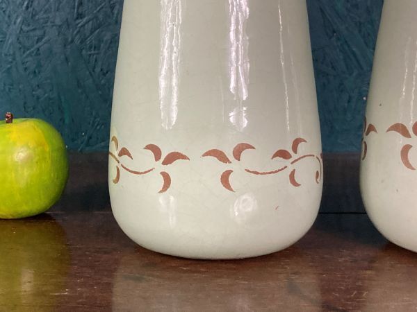 A Fine Pair Of Large Art Nouveau Studio Pottery Vases photo Home Decor