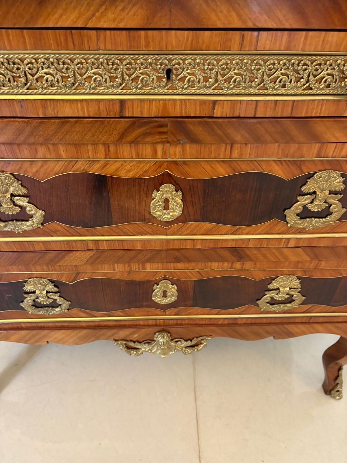 Outstanding Quality Antique 19th Century French Marble Top Chest Of Drawers photo buy