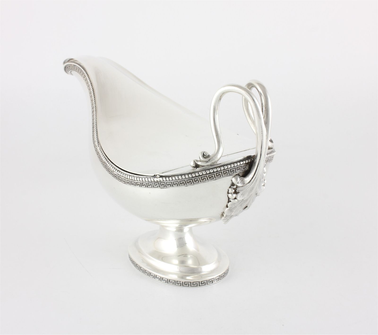 Sterling Silver Tiffany & Co Lidded Gravy Sauce Boat. Jc Moore. C1858. photo Home Decor