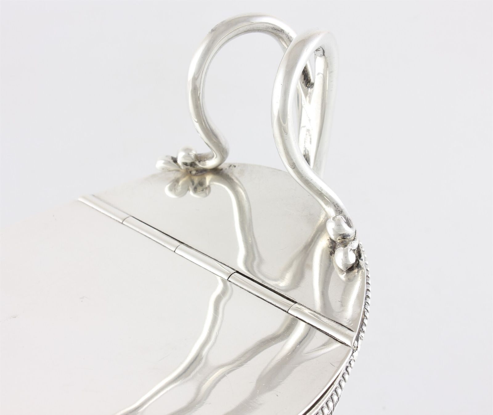 Sterling Silver Tiffany & Co Lidded Gravy Sauce Boat. Jc Moore. C1858. photo vintage