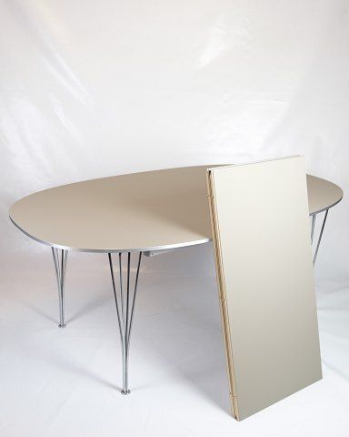 Superellipse Dining Table   Model B616   Laminate Grey   Piet Hein & Bruno Mathsson/Arne Jacobsen   Fritz Hansen photo buy