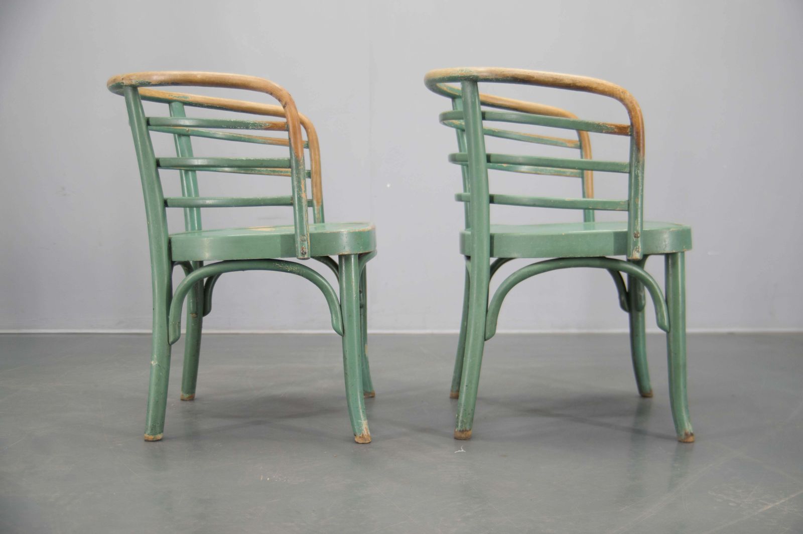 Rare Set Of Two Bauhaus Armchairs B 246 By Josef Frank For Thonet, 1930s photo vinterior