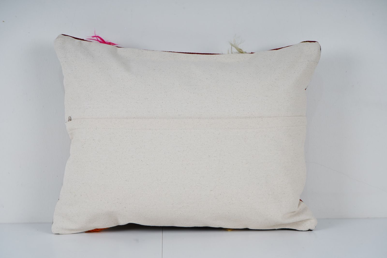 Vintage Turkish Shaggy Pillow, Home Decor Tulu Pillow Cases Fashioned From A Mid 20th Century Tulu Rug photo 60.0